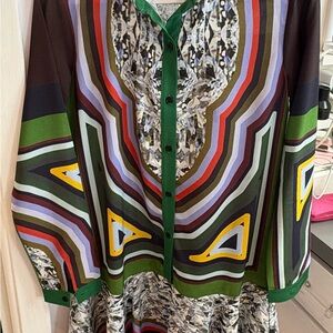 Clover Canyon Multicolor Striped Blouse